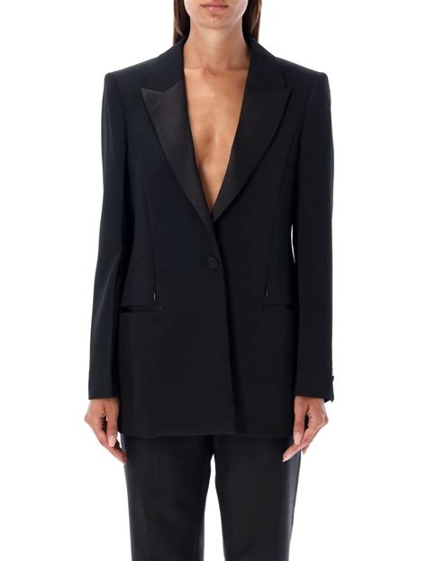 smoking givenchy colour|Givenchy Wool Smoking Jacket in Black .